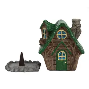 Lisa Parker Woody Lodge Incense Holder Brown/Green (One Size)