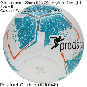 FIFA IMS Official Quality Match Football - Size 5 White/Blue/Black 3.5mm Foam