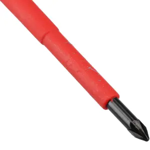 PZ1 x 80mm VDE Insulated Soft Grip Electrical Electricians Screwdriver Pozi