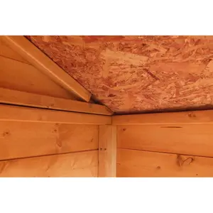 6 Ft. W x 4 Ft. D Shiplap Apex Wooden Shed No