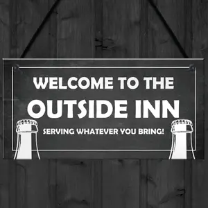 Outside Inn Bar Signs For Outdoor Hanging Wall Door Plaque Man Cave Gift