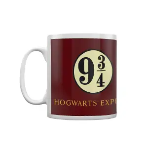 Harry Potter Platform 9 3/4 Mug Burgundy/Cream/Black (One Size)