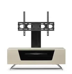 Chromium TV-Stand Ivory + Bracket