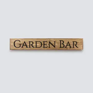 Northrup 'Garden Bar' Pine Sign 60cm