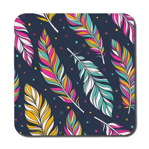 Retro color feathers (Coaster) / Default Title