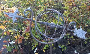 Armillary Globe Border Stake Garden Decoration