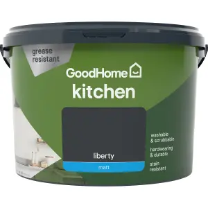 GoodHome Kitchen Liberty Matt Emulsion paint, 2.5L