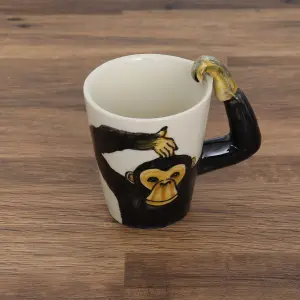 Monkey Mug Coffee & Tea Cup by Laeto House & Home - INCLUDING FREE DELIVERY