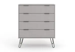 Core Products Augusta Industrial Grey 4 Drawer Chest