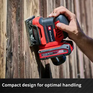 Einhell Cordless Palm Sander 18V With Sanding Sheets Power X-Change TE-OS 18/113 Li-Solo BODY ONLY