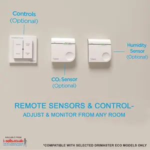 Nuaire Drimaster Eco HEAT Condensation Control PIV Bundle for Lofts with Hygrometer