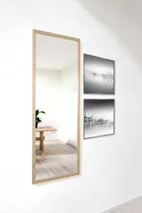 nielsen Banks Mosaic Design Wall Mirror Bathroom Mirror Living Room Mirror - Bronze - 50 x 150cm