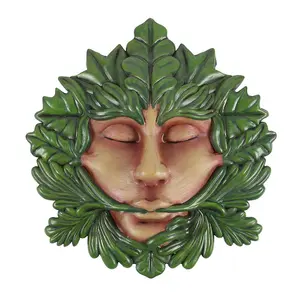 Something Different Resin The Green Goddess Plaque Green/Brown (One Size)