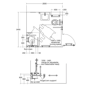 Ideal Standard Concept Freedom Chrome effect Wall-mounted Bathroom Shower Doc M Sets