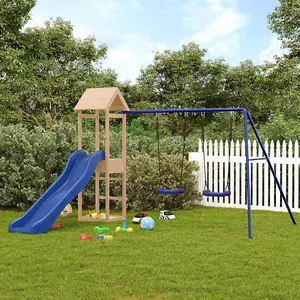 Berkfield Outdoor Playset Solid Wood Pine