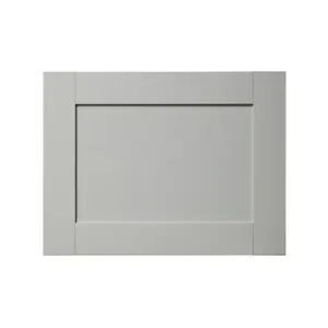 GoodHome Alpinia Matt grey wood effect Shaker Appliance Cabinet door (W)600mm (H)453mm (T)18mm