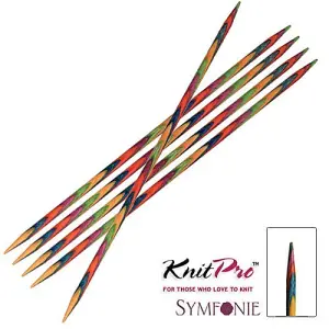 SYMFONIE DP 20X2.75 - Symfonie: Knitting Pins: Double-Ended: Set of 5: 20cm x 2.75mm - KnitPro