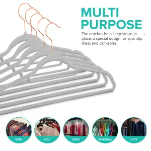 LIVIVO Clothes Clothing Hangers (Pack of 50)