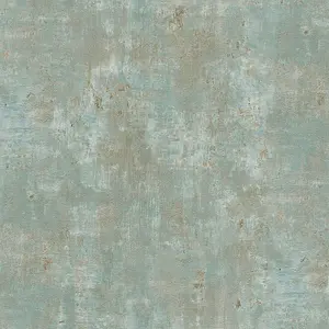 AS Creation Stories of Life Concrete Texture Wallpaper Jade/Gold (39670-4)