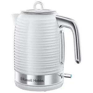 Russell Hobbs Inspire Kettle & 2 Sl Toaster Set White