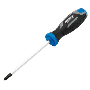 Draper Pound Thru Phillips Soft Grip Screwdriver, PH2 x 125mm 13444