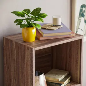 Gerardi Standard Bookcase Walnut / 106 cm H x 32 cm W