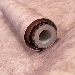 Galerie Julie Feels Home Pink Shimmery Plain Texture Wallpaper Roll