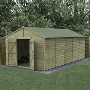 Beckwood 10x20 Apex Shed - No Windows - Double Door