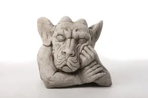 Single Sleepy Gargoyle Garden Statue