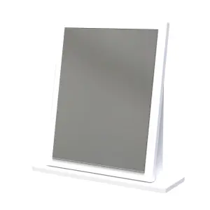 Sussex White Rectangular Freestanding Framed mirror, (H)50cm (W)47.8cm