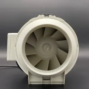 AirTech-UK Inline Bathroom Extractor Fan Kit Run on Timer 4 inches 100mm Powerful Quiet Damp Control  Loft Ceiling Mounted