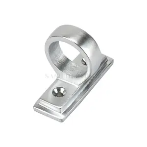 Sash Heritage Sash Eye with Border (Square end) - Satin Chrome