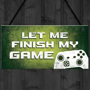 Funny Neon Effect GAMING Sign For Boys Bedroom Man Cave Games Room Gift