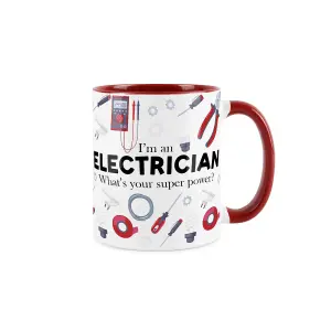 Electrician Mug Fun Trades Gift - White Coffee/Tea Present