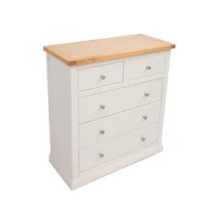 Castelli 5 Drawer Chest of Drawers Chrome Knob