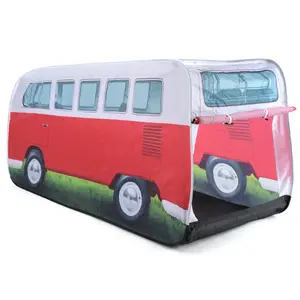 Volkswagen Red Camper van Pop up 3-man Tent