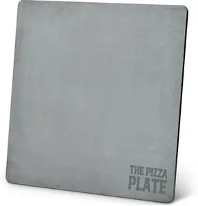 The Pizza Plate Baking Steel 30cm Square, Steel Pizza Stone, 6mm Thick For Bread And Pizza Making Unbreakable, UK Made