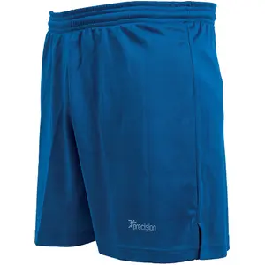 L ADULT Elastic Lightweight Football Training Shorts - Plain ROYAL BLUE 38-40"