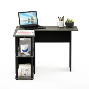 Angulo L-Shape Computer Desk Black / Grey