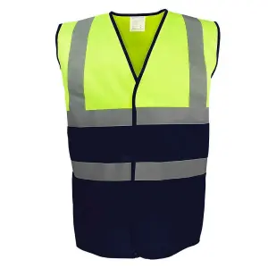 Yoko Unisex Adult Two Tone Hi-Vis Vest