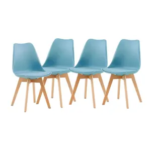 Nero Upholstered Side Chair (Set of 4) Airy Blue