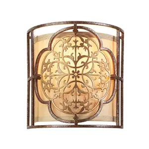 Elstead Marcella 1 Light Indoor Wall Light British Bronze, E27