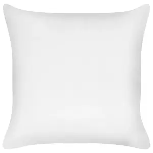 Set of 2 Pillows TRIGLAV Low 80 x 80 cm White