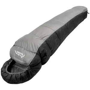 Andes Nevado 400 Sleeping Bag - BLACK/GREY