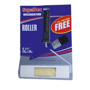 SupaDec Paint Roller Cream/Black/Blue (One Size)