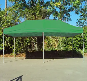 3m x 6m Trader-Max 30 Instant Shelter Pop Up Gazebos Frame & Canopy - Green