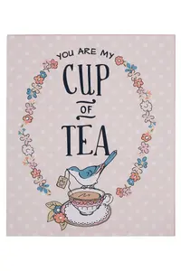 Maison by Premier Pretty Things Cup of Tea Wall Plaque