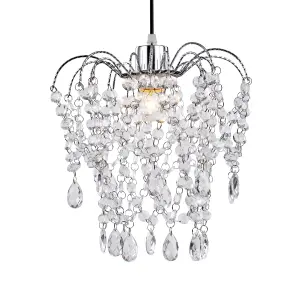 Innoteck Luxury Chandelier Style Teardrop Pendant Lightshade