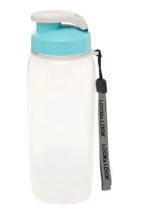 LocknLock Hydration Blue Leakproof Lightweight Sports Fitness Gym Handy Bottle 500ml