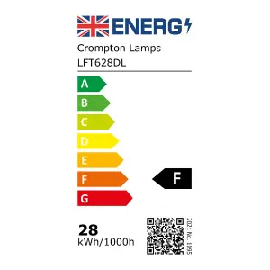 Crompton Lamps LED 6ft T8 Tube 28W (10 Pack) Daylight